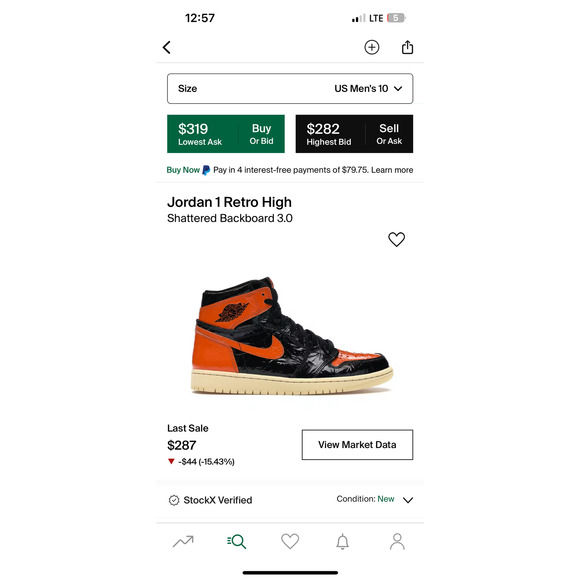 Jordan 1 Shattered Backboard